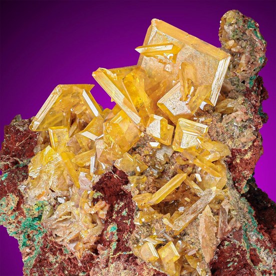 Wulfenite-Tsumeb Mine | Tsumeb | Otjikoto Region | Namibia